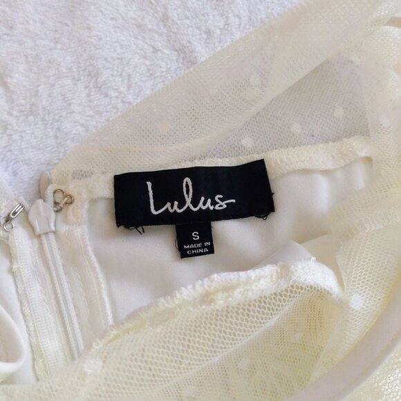 NWT Lulus Long Sleeve Lace Dress - Size S - Picture 10 of 16